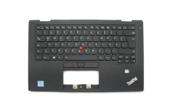 00PA710 Original Lenovo Tastatur inkl. Topcase DE (deutsch) schwarz/schwarz mit Backlight und Mouse-Stick