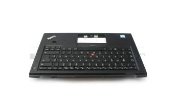 00PA710 Original Lenovo Tastatur inkl. Topcase DE (deutsch) schwarz/schwarz mit Backlight und Mouse-Stick