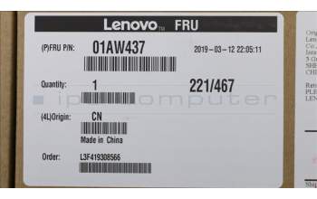 Lenovo 01AW437 COVER A cover BLACK GFRP ChunQ