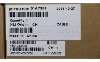 Lenovo 01AY951 CABLE CBL,LED,IR CAM,TCH,HT