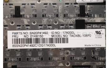 Lenovo 01HX150 NB_KYB TACHI2 CHY NBL-KB FR