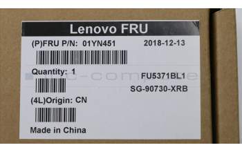 Lenovo 01YN451 NB_KYB FRU COMO FL,LTN,KB-BL,SV,KR