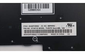 Lenovo 01YN716 NB_KYB FRU COMO NM,LTN,KB,SV,IS