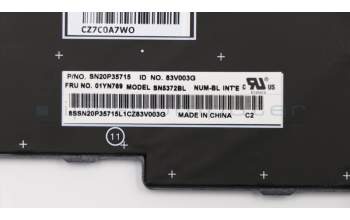 Lenovo 01YN769 NB_KYB FRU COMO NM,LTN,KB-BL,SV,USE