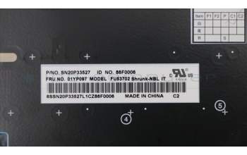 Lenovo 01YP097 NB_KYB FRU COMO SK,LTN,KB,BK,IT