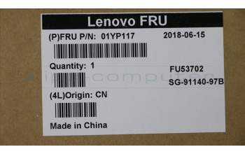 Lenovo 01YP117 NB_KYB FRU COMO SK,LTN,KB,BK,CFE