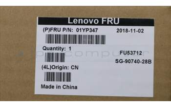 Lenovo 01YP347 NB_KYB FRU COMO FL,LTN,KB,BK,TR