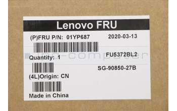 Lenovo 01YP687 NB_KYB FRU COMO NM,LTN,KB-BL,BK,BG