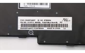 Lenovo 01YP711 NB_KYB FRU COMO NM,LTN,KB-BL,BK,KR