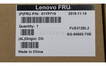 Lenovo 01YP719 NB_KYB FRU COMO NM,LTN,KB-BL,BK,NRD