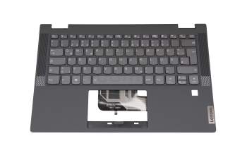 025.901N3.0001 Original Lenovo Tastatur inkl. Topcase DE (deutsch) schwarz/grau mit Backlight