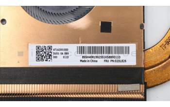 Lenovo 02DL826 HEATSINK SWG THM ASSY Sunon