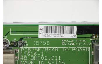 Lenovo 03T6583 BDPLANAR FRU Rear IO board, Troy