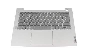 0BJ0892 Original Lenovo Tastatur inkl. Topcase DE (deutsch) grau/grau mit Backlight