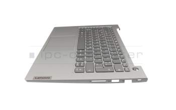 0BJ0892 Original Lenovo Tastatur inkl. Topcase DE (deutsch) grau/grau mit Backlight