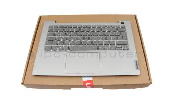 0BJ0892 Original Lenovo Tastatur inkl. Topcase DE (deutsch) grau/grau mit Backlight