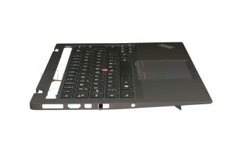 0C45081 Original Lenovo Tastatur inkl. Topcase DE (deutsch) schwarz/schwarz mit Backlight und Mouse-Stick