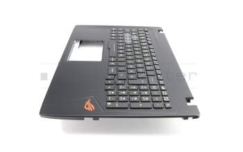 0KN1-0B4GE21 Original Pega Tastatur inkl. Topcase DE (deutsch) schwarz/schwarz mit Backlight