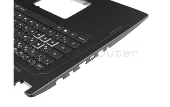 0KN1-3D2GE Original Pegatron Tastatur inkl. Topcase DE (deutsch) schwarz/schwarz mit Backlight