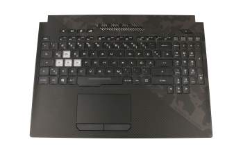 0KN1-561GE11 Original Pega Tastatur inkl. Topcase DE (deutsch) schwarz/schwarz mit Backlight