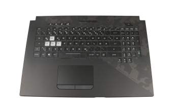 0KN1-5B1GE21 Original Pega Tastatur inkl. Topcase DE (deutsch) schwarz/schwarz mit Backlight