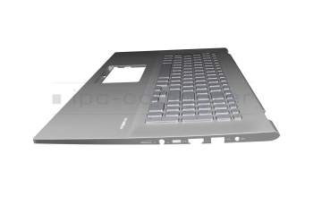 0KN1-7G1GE11 Original Pega Tastatur inkl. Topcase DE (deutsch) silber/silber mit Backlight