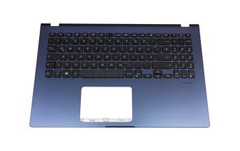 0KN1-AH5GE12 Original Pega Tastatur inkl. Topcase DE (deutsch) schwarz/blau mit Backlight