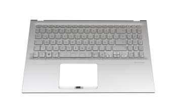 0KN1-B74GE41 Original Pega Tastatur inkl. Topcase DE (deutsch) silber/silber mit Backlight