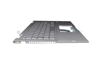 0KN1-BS1GE12 Rev.R1.0 Original Pega Tastatur inkl. Topcase DE (deutsch) silber/silber mit Backlight