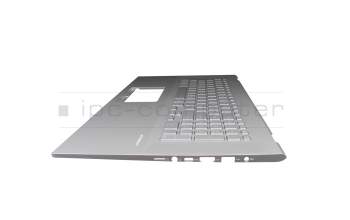 0KN1-D02GE11 Original Pega Tastatur inkl. Topcase DE (deutsch) silber/silber