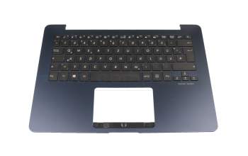 0KNB0-2627GE00 Original Asus Tastatur inkl. Topcase DE (deutsch) schwarz/blau mit Backlight