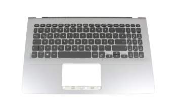 0KNB0-5634GE00 Original Asus Tastatur inkl. Topcase DE (deutsch) schwarz/silber mit Backlight