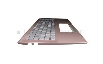 0KNB0-563KGE00 Original Asus Tastatur inkl. Topcase DE (deutsch) silber/pink mit Backlight