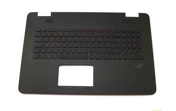 0KNB0-662CGE00 Original Asus Tastatur inkl. Topcase DE (deutsch) schwarz/schwarz mit Backlight