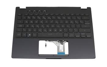 0KNR0-2619GR00 Original Asus Tastatur inkl. Topcase GR (griechisch) schwarz/schwarz mit Backlight