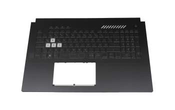 0KNR0-6910GE00 Original Asus Tastatur inkl. Topcase DE (deutsch) schwarz/transparent/schwarz mit Backlight