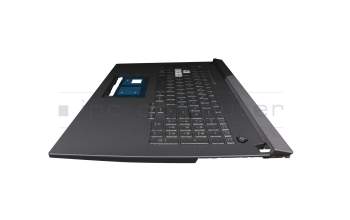 0KNR0-6917GE00 Original Asus Tastatur inkl. Topcase DE (deutsch) schwarz/grau mit Backlight