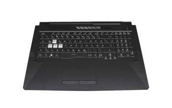 0KNR0-6919GE00 Original Asus Tastatur inkl. Topcase DE (deutsch) schwarz/transparent/schwarz mit Backlight