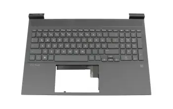 M75757-041 Original HP Tastatur inkl. Topcase DE (deutsch) schwarz/schwarz mit Backlight (RTX-Grafikkarte)