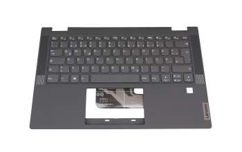 T4005R Tastatur inkl. Topcase DE (deutsch) grau/grau (Fingerprint) B-Ware