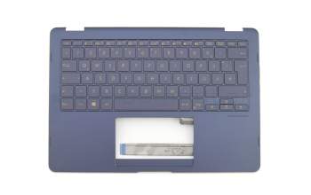 102-016N2LHC01 Original Asus Tastatur inkl. Topcase DE (deutsch) schwarz/blau mit Backlight