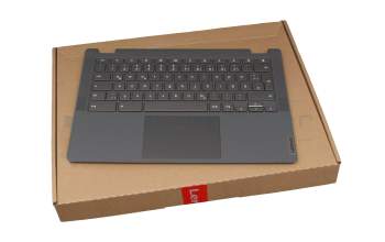 1204-04502 Original Lenovo Tastatur inkl. Topcase DE (deutsch) grau/gold