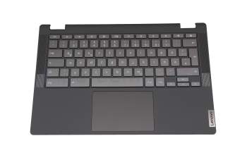 1204-04502 Original Lenovo Tastatur inkl. Topcase DE (deutsch) grau/gold