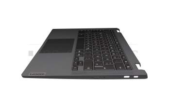 1204-04502 Original Lenovo Tastatur inkl. Topcase DE (deutsch) grau/gold