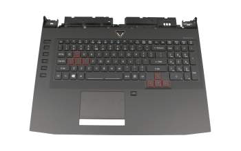 13N0-F4A0E01 Original Acer Tastatur inkl. Topcase US (englisch) schwarz/schwarz mit Backlight