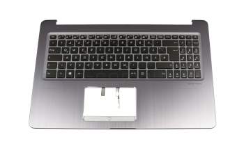 13N1-29A0F01 Original Asus Tastatur inkl. Topcase DE (deutsch) schwarz/grau mit Backlight