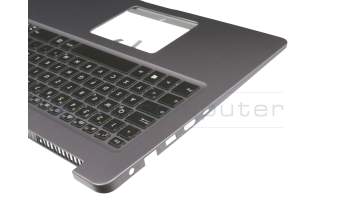 13N1-29A0F01 Original Asus Tastatur inkl. Topcase DE (deutsch) schwarz/grau mit Backlight