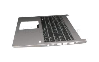 13N1-50P0501 Original Acer Tastatur inkl. Topcase DE (deutsch) schwarz/silber mit Backlight