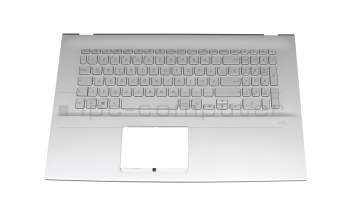 13N1-7GA0101 Original Asus Tastatur inkl. Topcase DE (deutsch) silber/silber mit Backlight