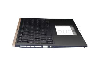 13NB0NM1P01011-1 Original Asus Tastatur inkl. Topcase DE (deutsch) blau/blau mit Backlight